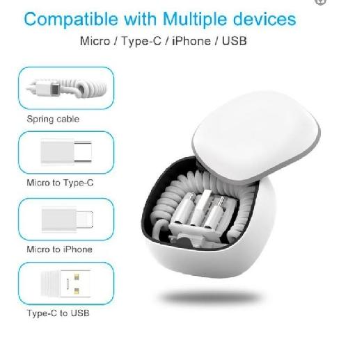 Custom Pop Box - Charging Cable, Type-C. Lightning & USB Plus Powerbank